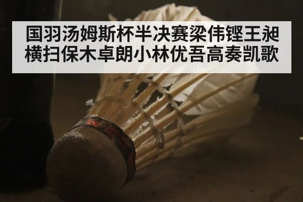 国羽汤姆斯杯半决赛梁伟铿王昶横扫保木卓朗小林优吾高奏凯歌